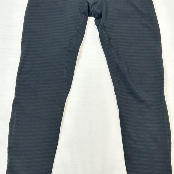 Nike Pro Mens XL Compression Running Tights Stretch Logo Black Gray Striped - Picture 4 of 11